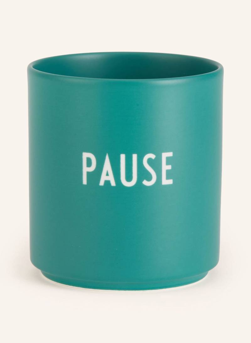 Design Letters Becher Pause gruen von DESIGN LETTERS