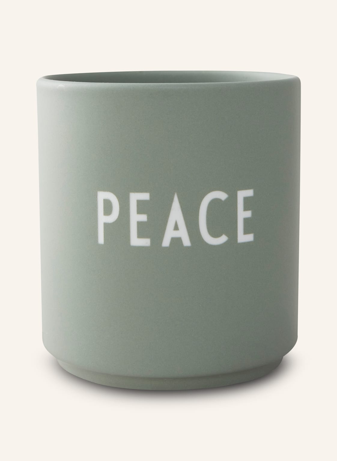 Design Letters Becher Peace gruen von DESIGN LETTERS