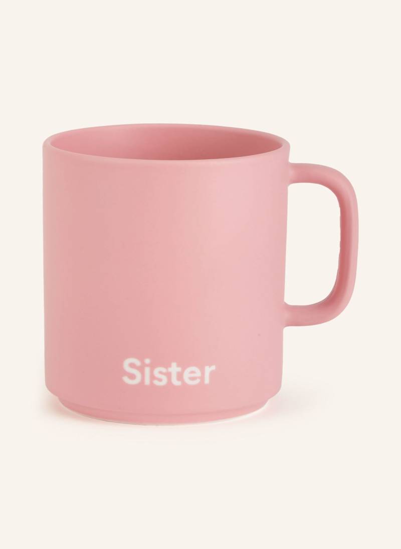 Design Letters Becher Sister pink von DESIGN LETTERS