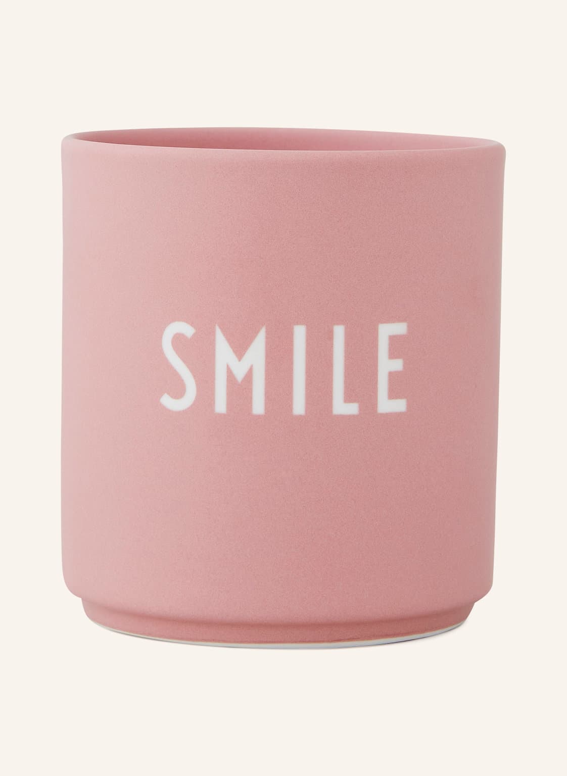 Design Letters Becher Smile rosa von DESIGN LETTERS