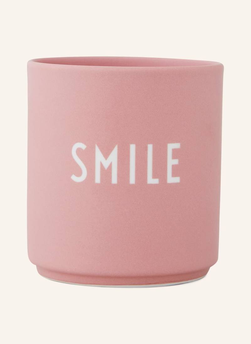 Design Letters Becher Smile rosa von DESIGN LETTERS