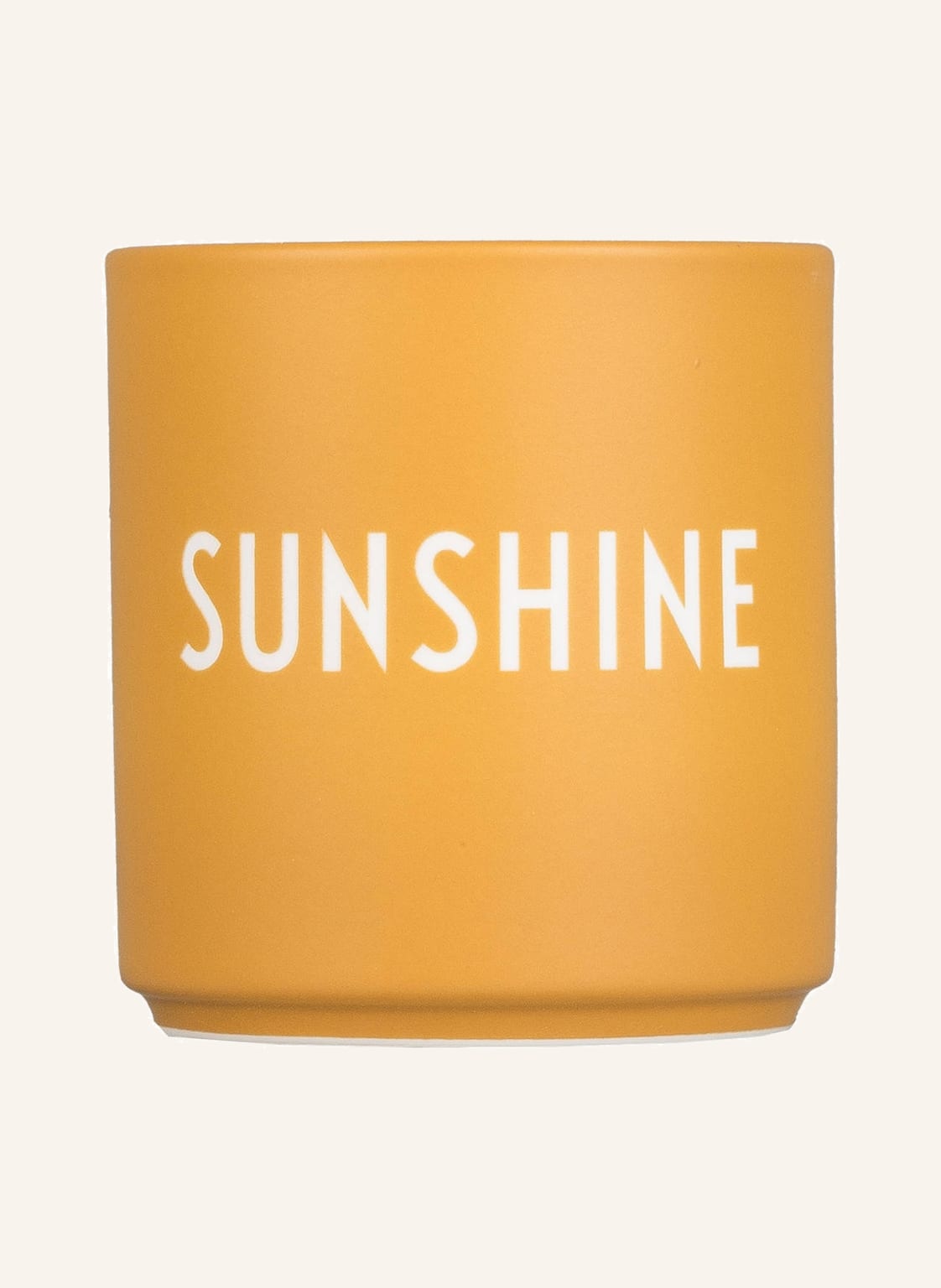 Design Letters Becher Sunshine gelb von DESIGN LETTERS