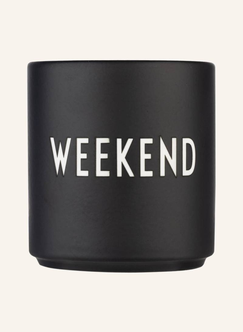 Design Letters Becher Weekend schwarz von DESIGN LETTERS