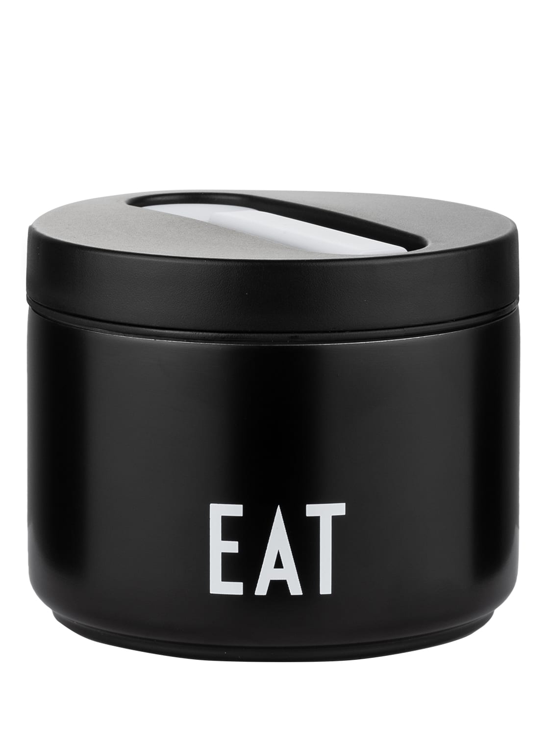 Design Letters Thermo-Lunchbox Eat Small schwarz von DESIGN LETTERS