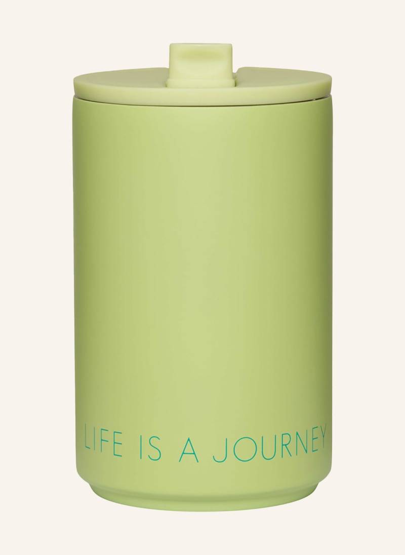 Design Letters Thermobecher Mom gruen von DESIGN LETTERS