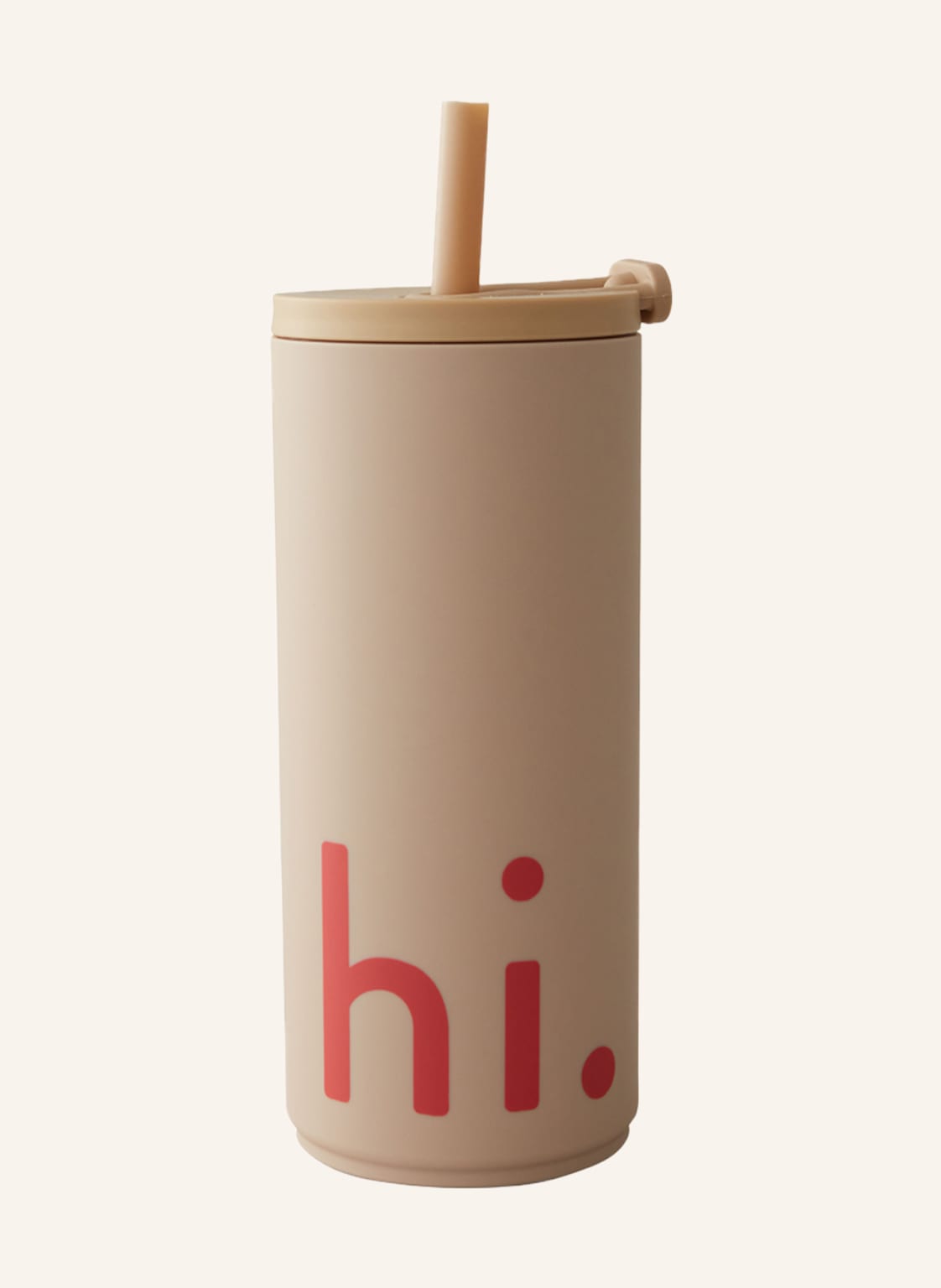 Design Letters To-Go-Becher beige von DESIGN LETTERS