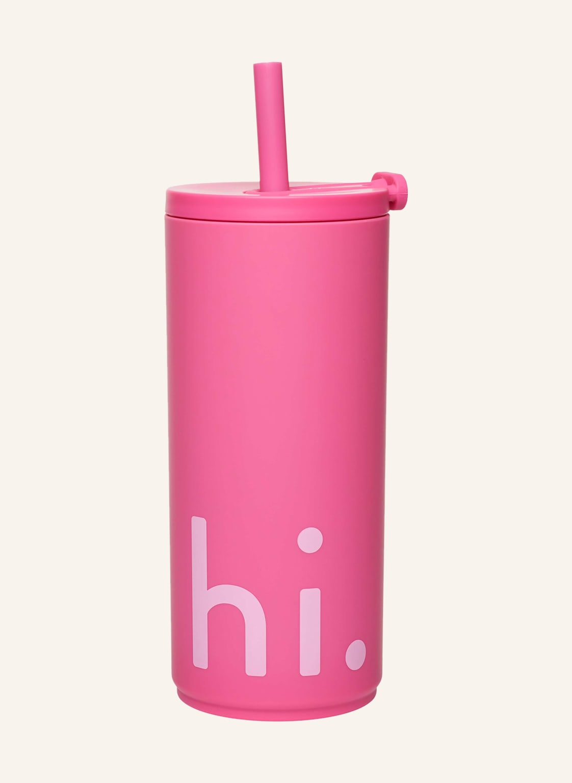 Design Letters To-Go-Becher pink von DESIGN LETTERS