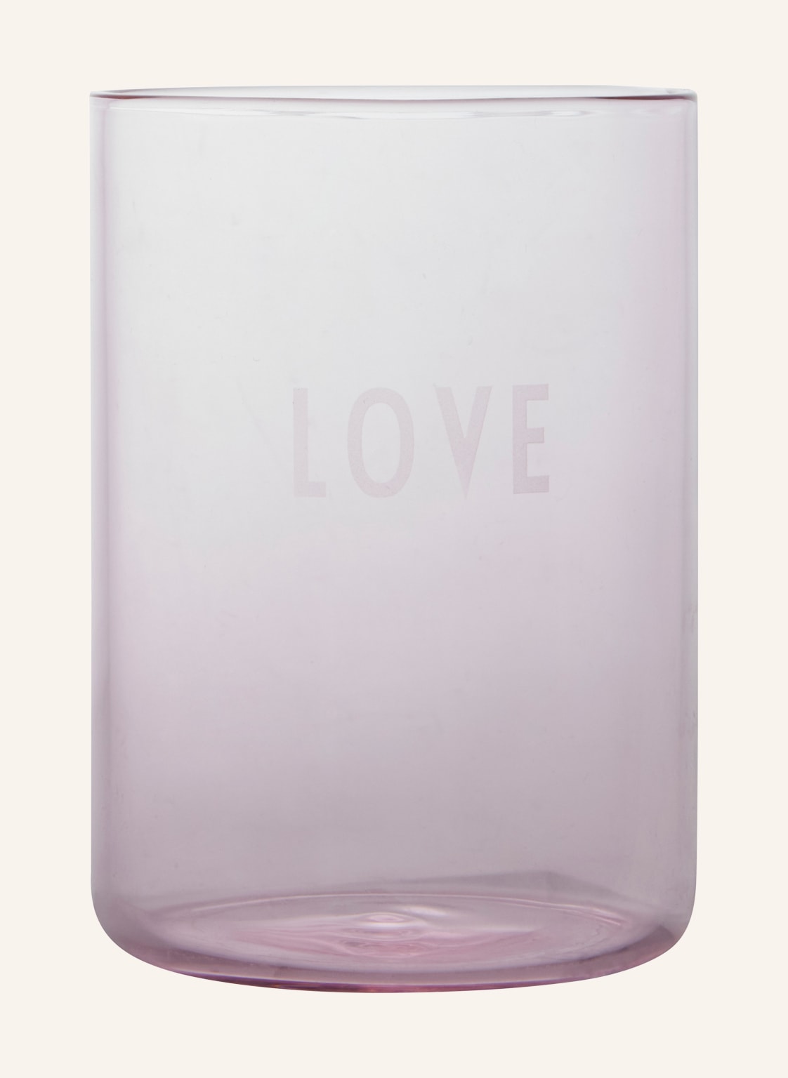 Design Letters Trinkglas Love rosa Design Letters Trinkglas Love rosa von DESIGN LETTERS
