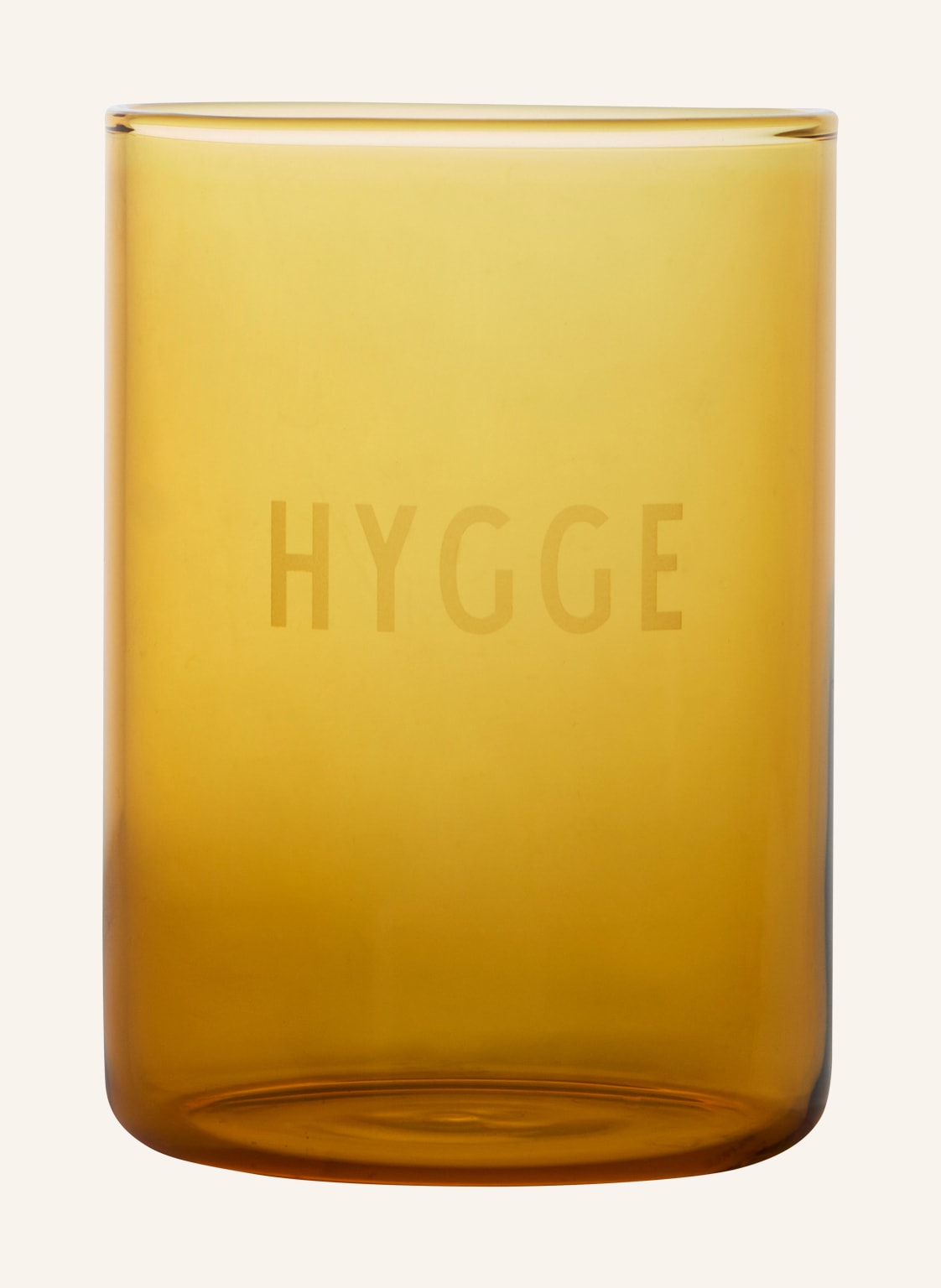Design Letters Trinkglas Favourite gelb Design Letters Trinkglas Favourite gelb von DESIGN LETTERS