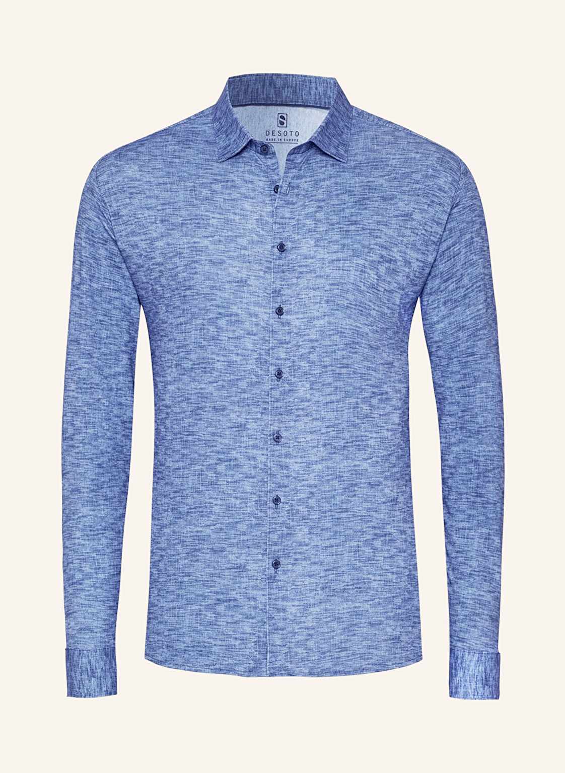 Desoto Jerseyhemd Slim Fit blau von DESOTO