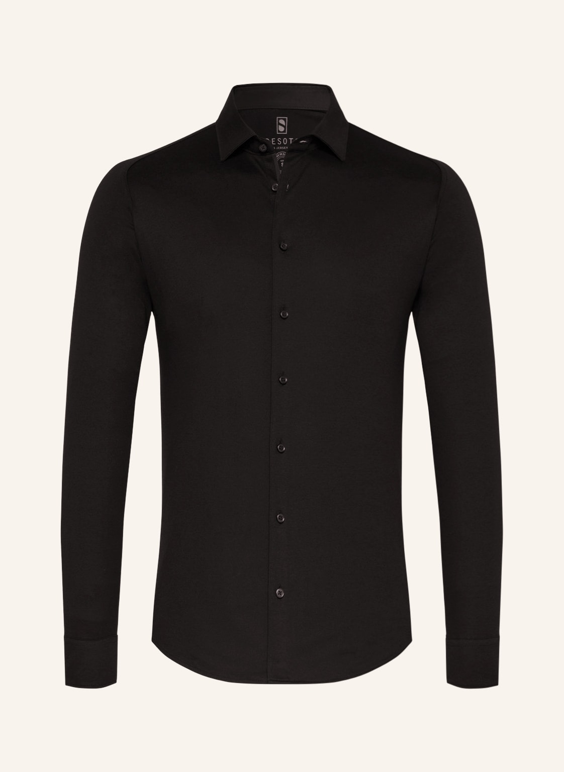 Desoto Jerseyhemd Slim Fit schwarz Desoto Jerseyhemd Slim Fit schwarz von DESOTO