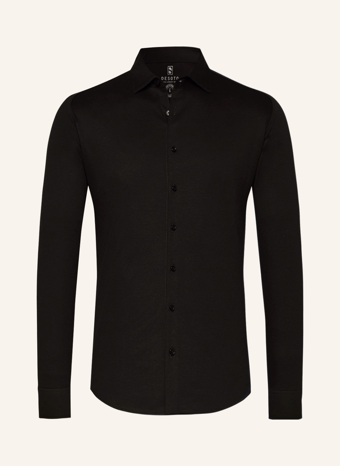 Desoto Jerseyhemd Slim Fit schwarz Desoto Jerseyhemd Slim Fit schwarz von DESOTO