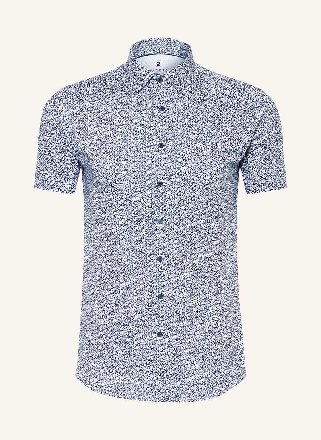 Desoto Kurzarm-Hemd Slim Fit blau Desoto Kurzarm-Hemd Slim Fit blau von DESOTO