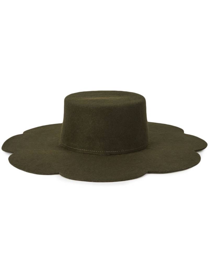 DESTREE Arne felted wool hat - Green von DESTREE