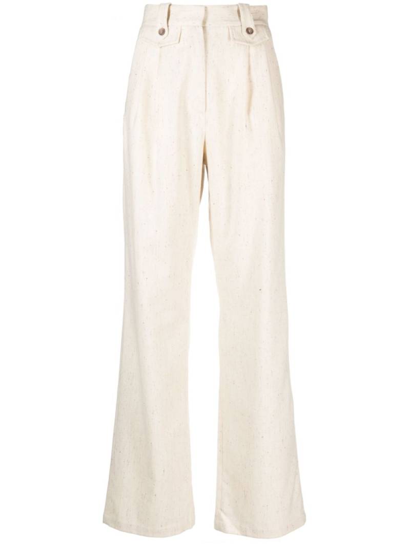 DESTREE Charlotte straight-leg trousers - Neutrals von DESTREE