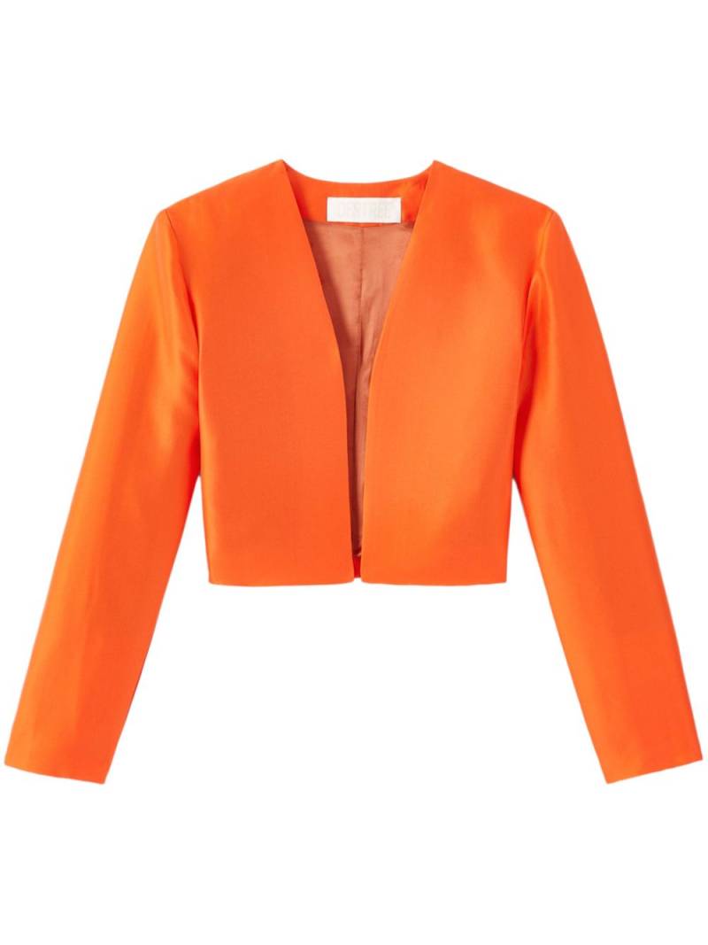 DESTREE Helmut satin-finish blazer - Orange von DESTREE