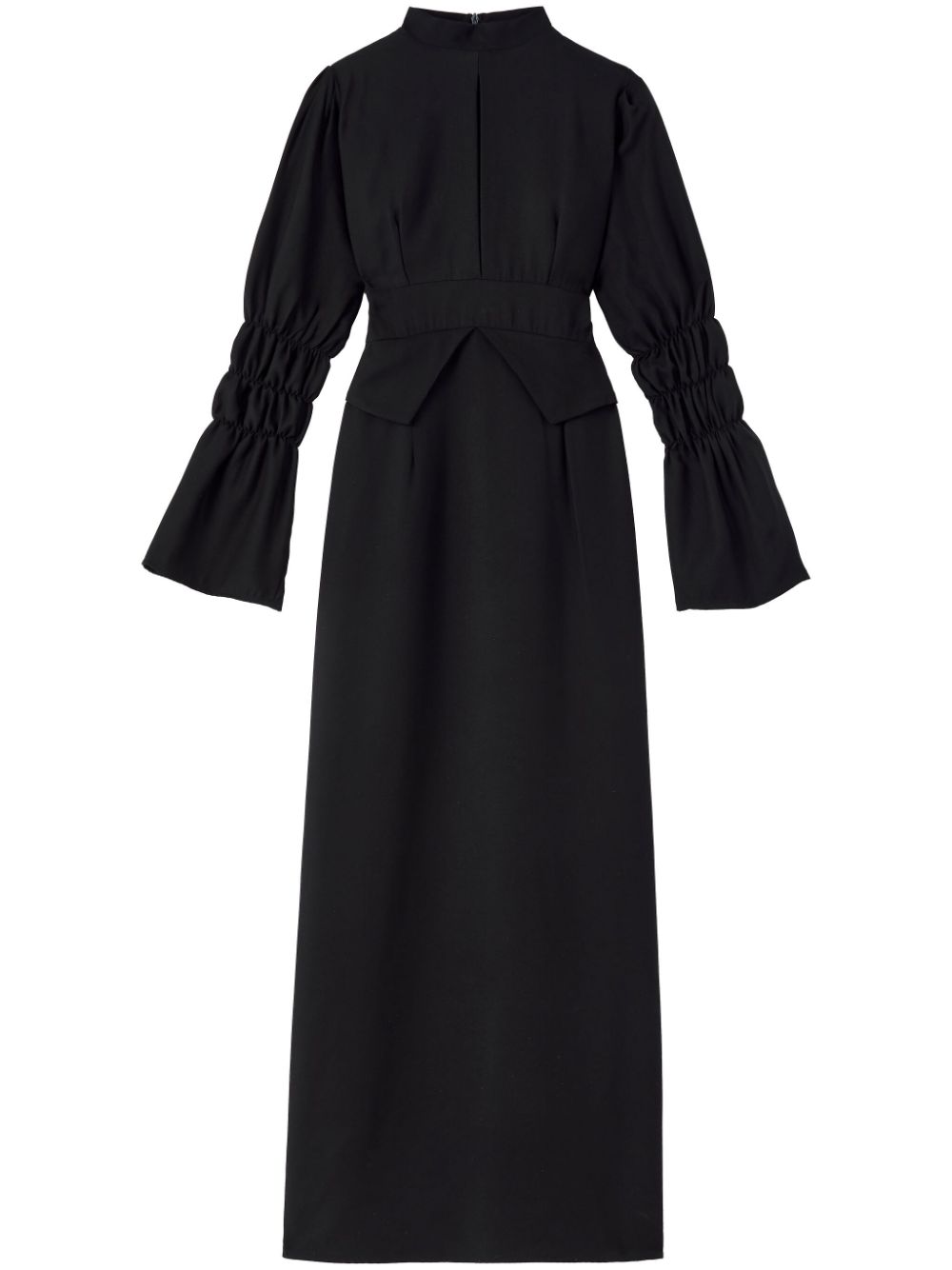 DESTREE Keith ruched-sleeve dress - Black von DESTREE