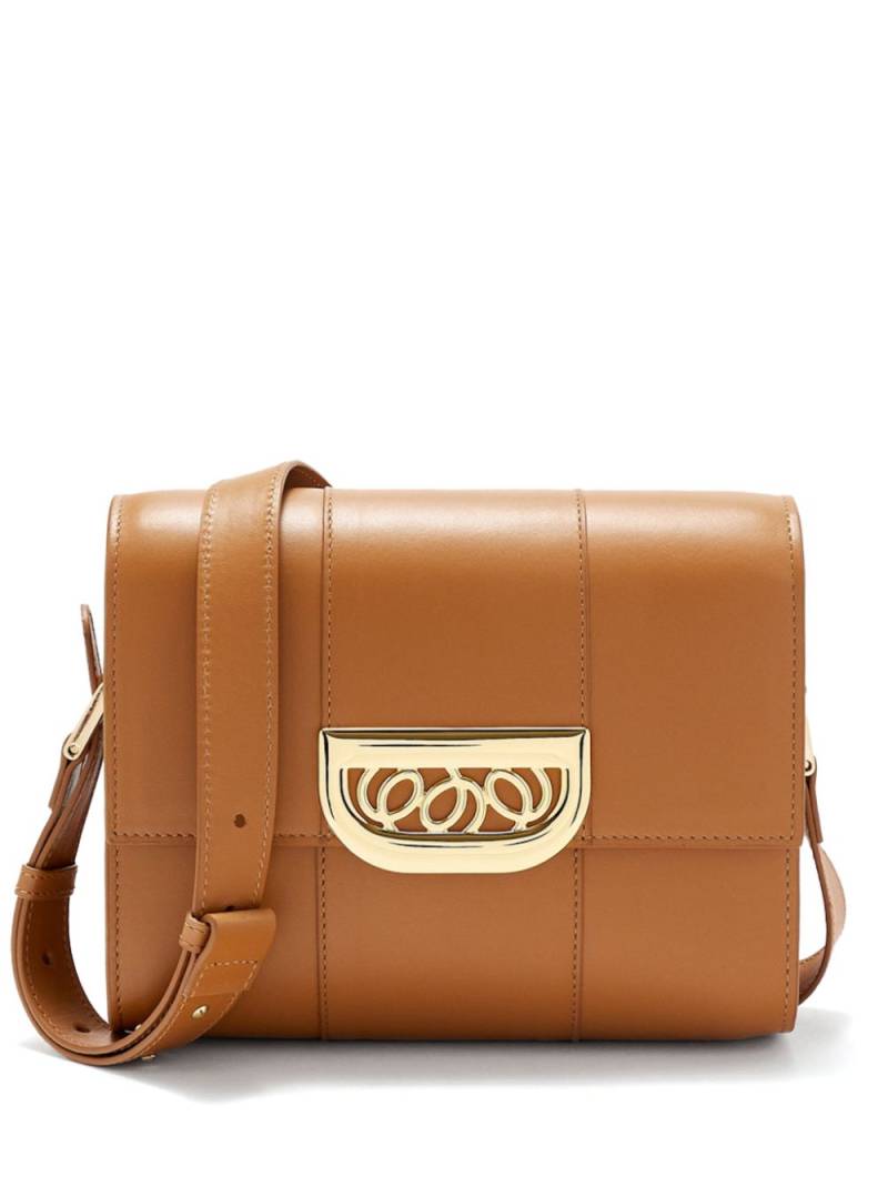 DESTREE Simone logo-plaque crossbody bag - Brown von DESTREE