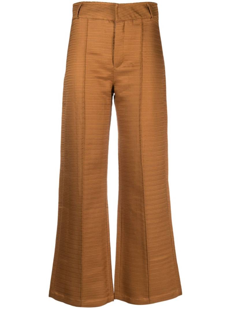 DESTREE Yoshitomo straight-leg trousers - Brown von DESTREE