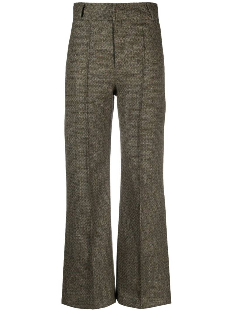 DESTREE Yoshitomo straight-leg trousers - Green von DESTREE