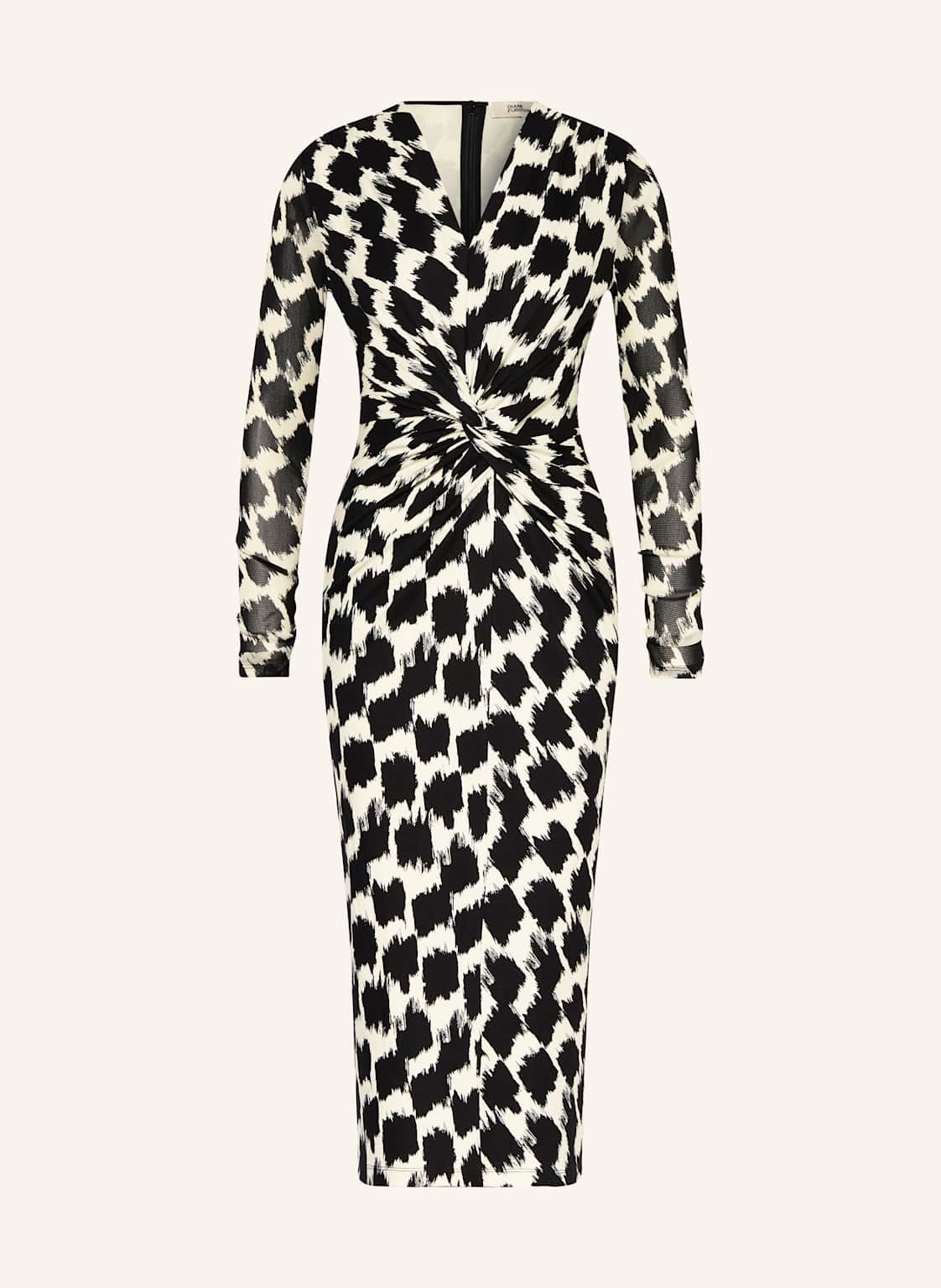 Diane Von Furstenberg Jerseykleid Libra schwarz von DIANE VON FURSTENBERG