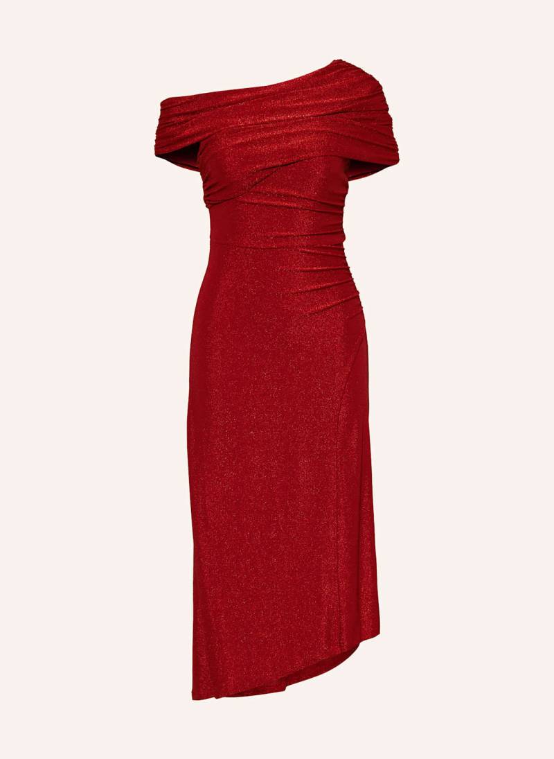 Diane Von Furstenberg Off-Shoulder-Kleid Agustin Mit Glitzergarn rot von DIANE VON FURSTENBERG