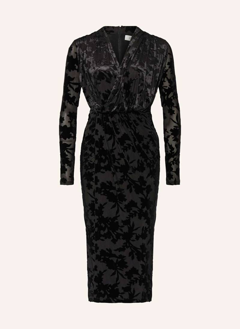 Diane Von Furstenberg Samtkleid Tamra In Wickeloptik schwarz von DIANE VON FURSTENBERG