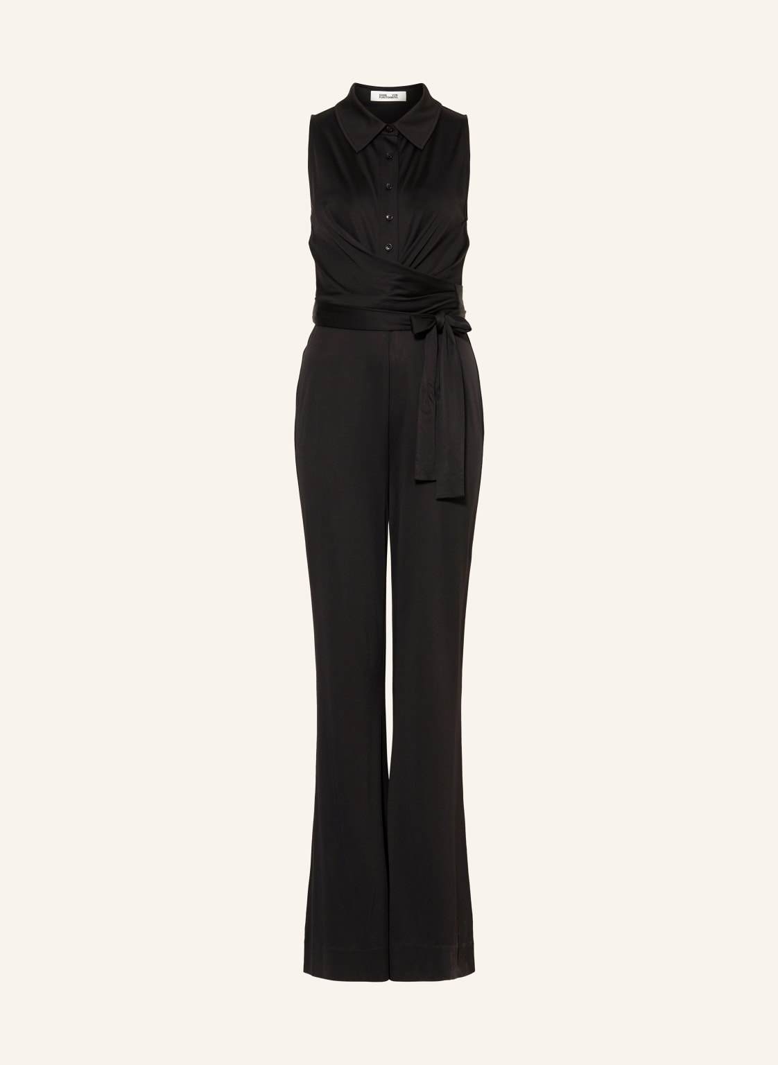 Diane Von Furstenberg Satin-Jumpsuit Kellie schwarz von DIANE VON FURSTENBERG