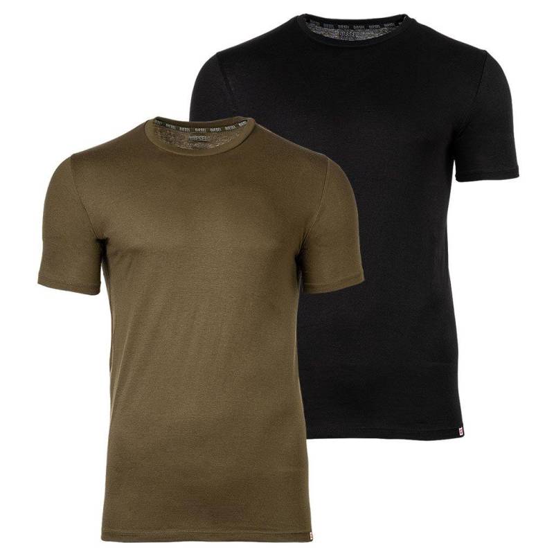 T-shirt 2er Pack Bequem Sitzend-umtee-randal-tube-twopack Herren Grün S von DIESEL