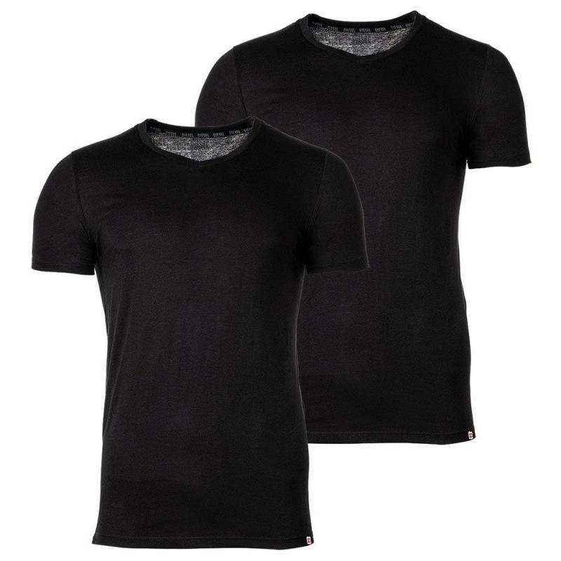 T-shirt 2er Pack Bequem Sitzend-umtee-michael-tube-twopack Herren Schwarz M von DIESEL