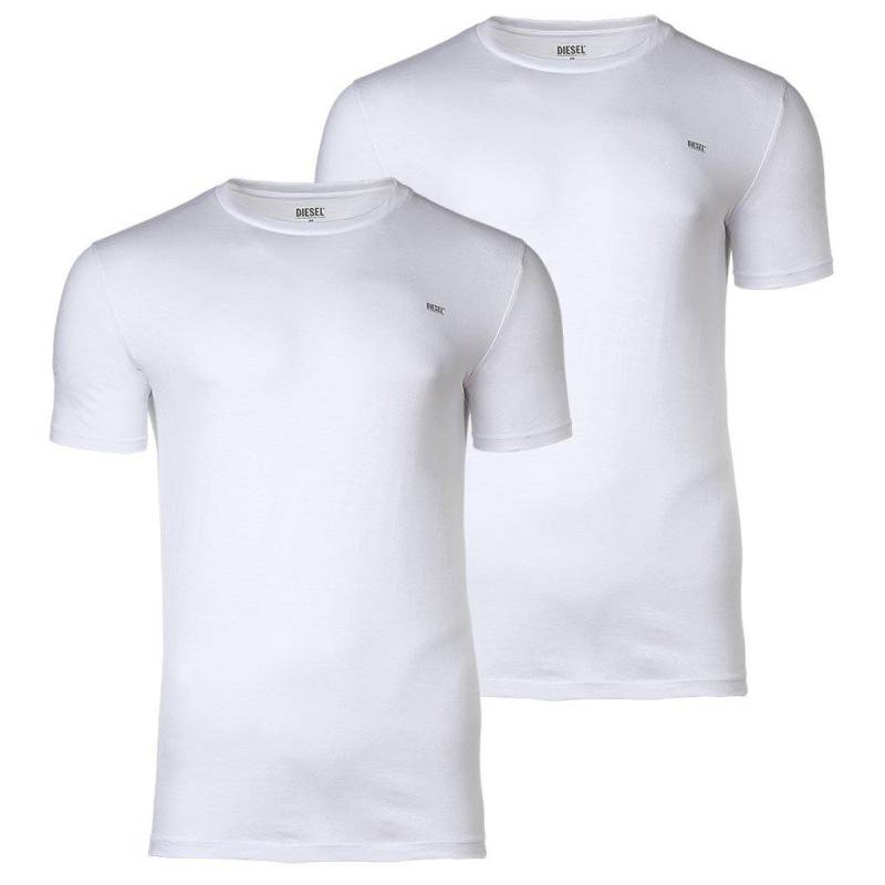 T-shirt 2er Pack Bequem Sitzend-umtee-randal-tube-twopack Herren Weiss S von DIESEL