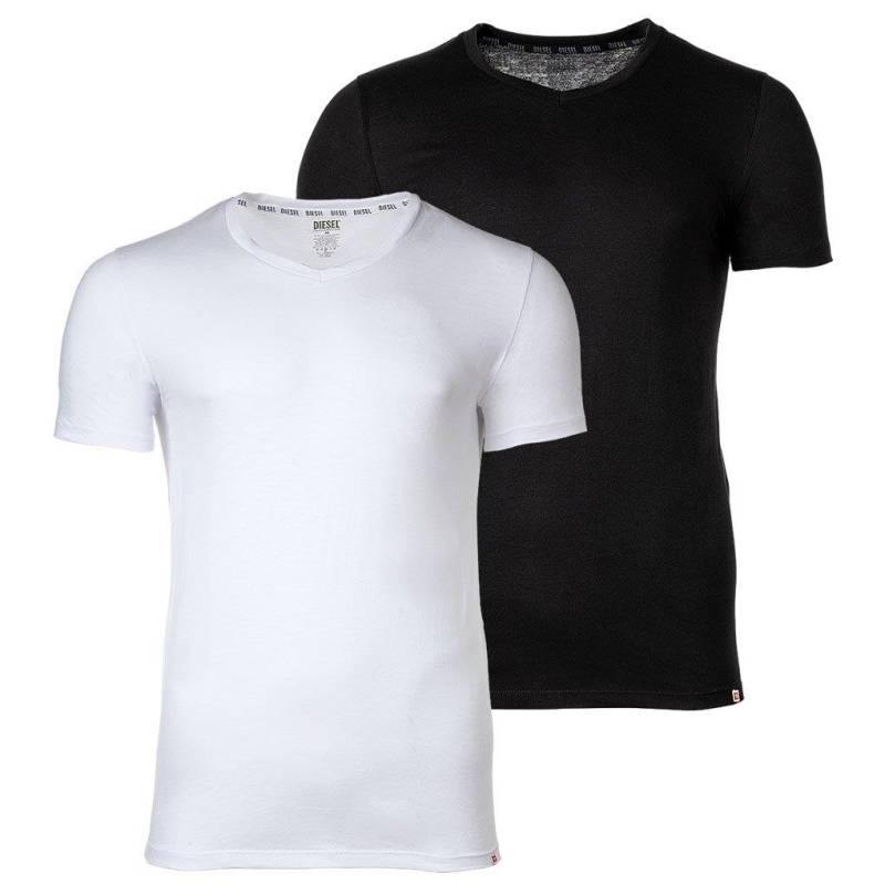 T-shirt 2er Pack Bequem Sitzend-umtee-michael-tube-twopack Herren Weiss S von DIESEL