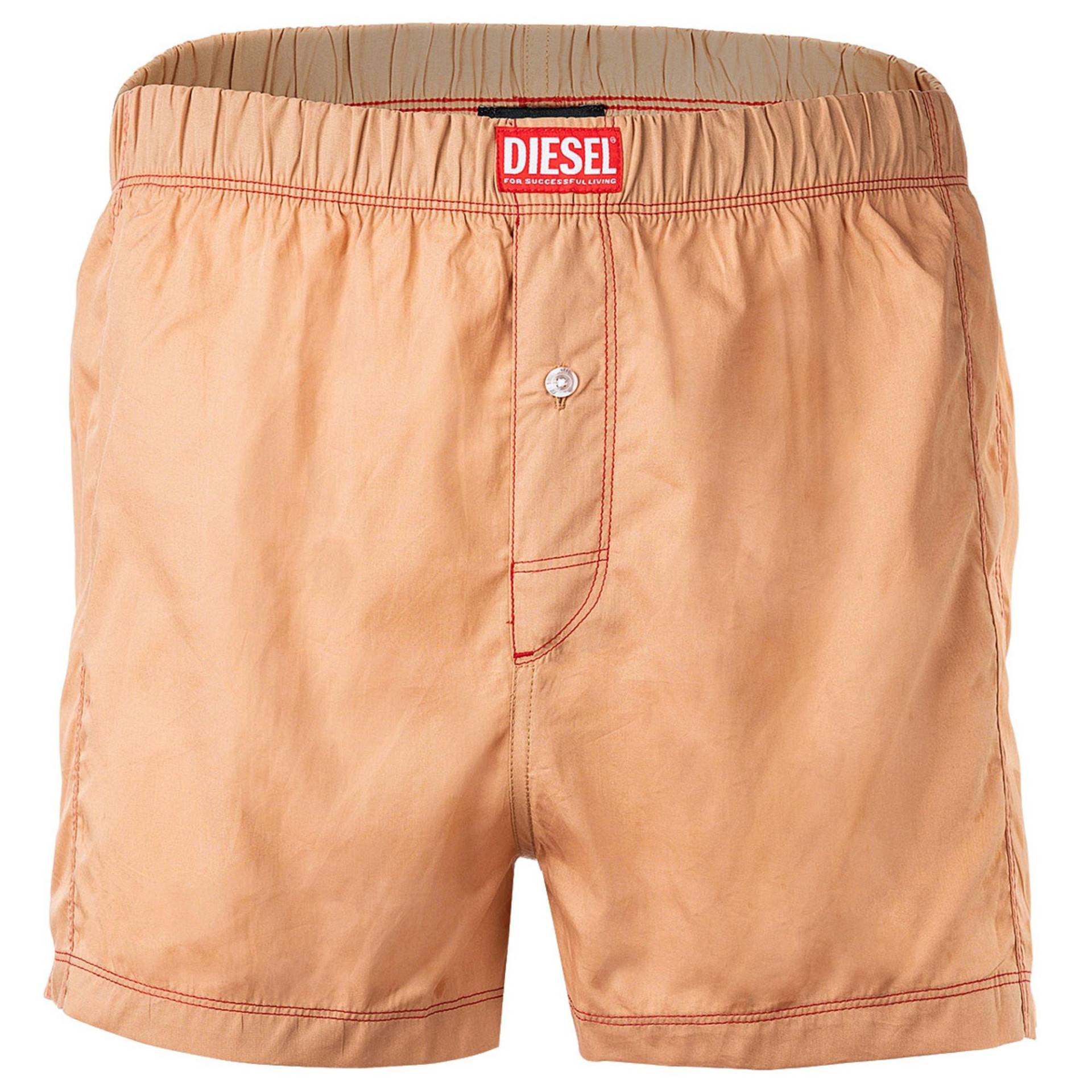 Diesel - Web-Boxershorts  Bequem sitzend-UUBX-STARK BOXER-SHORTS, für Herren, Braun Bedruckt, Größe XXL von Diesel