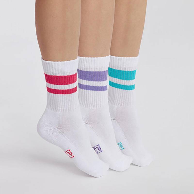 Dim - Socken, für Damen, Weiss, Größe 35-38 von Dim