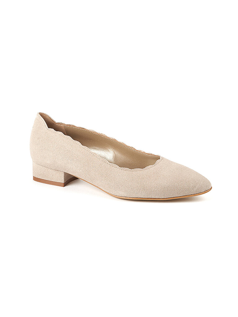 DIRNDL & BUA Trachtenschuhe - Ballerinas beige | 38 von DIRNDL & BUA