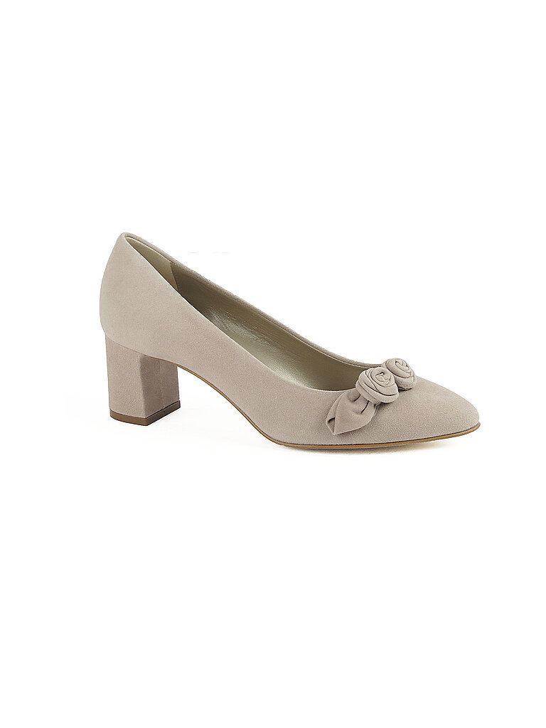 DIRNDL & BUA Trachtenschuhe - Pumps beige | 37 von DIRNDL & BUA