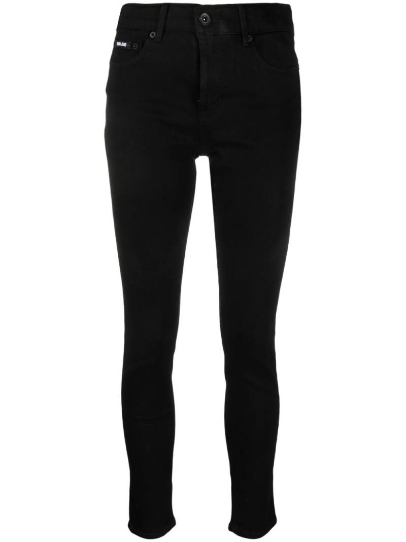 DKNY Bleeker high-rise skinny jeans - Black von DKNY