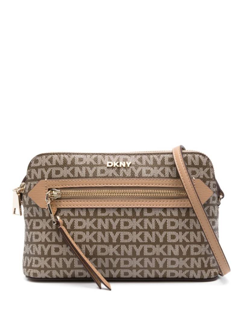 DKNY Bryant logo-print shoulder bag - Brown von DKNY