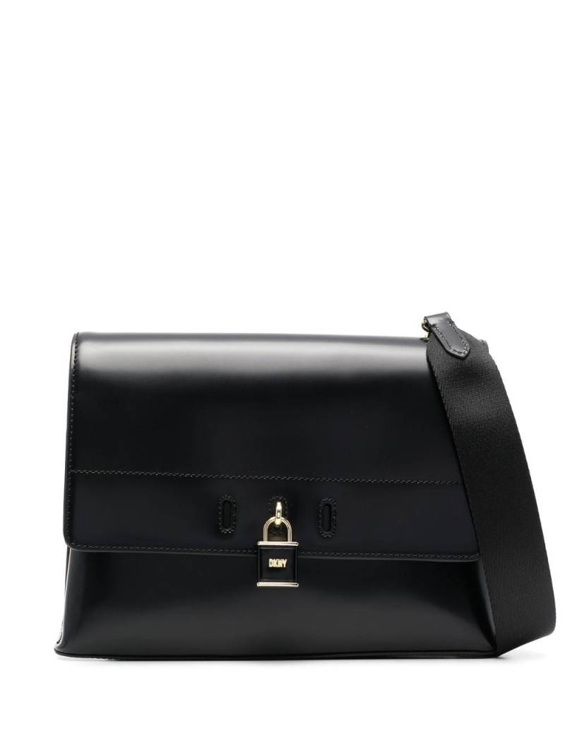 DKNY Palmer leather crossbody bag - Black von DKNY