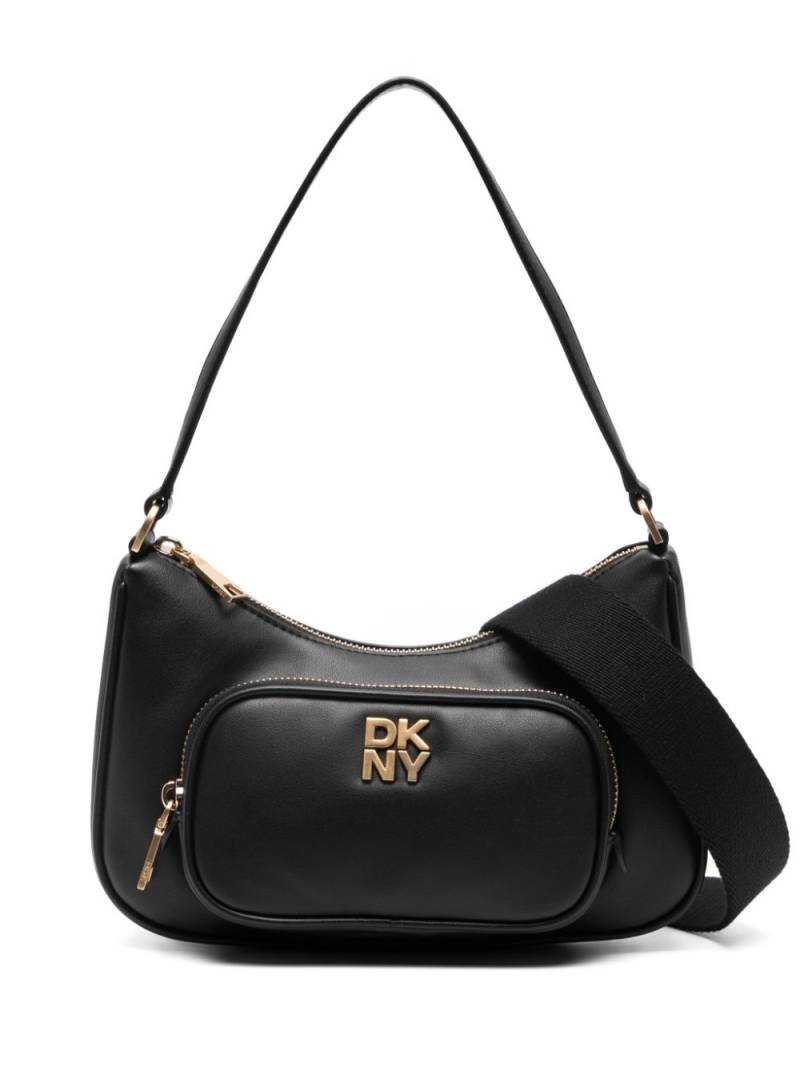 DKNY Philo leather shoulder bag - Black von DKNY