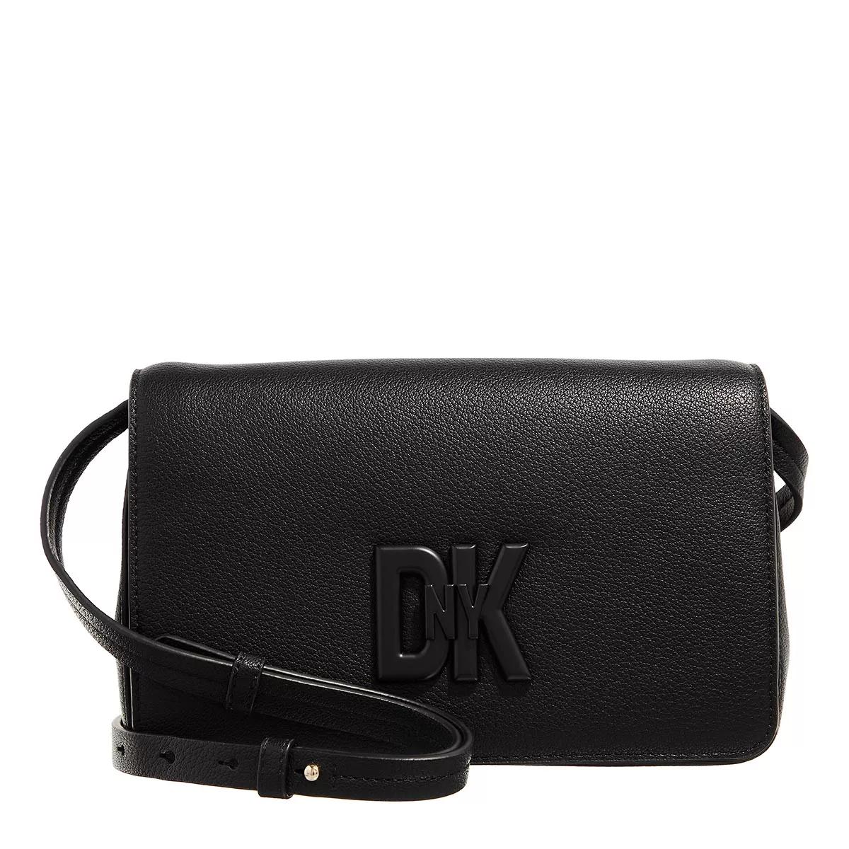 DKNY Umhängetasche - Medium Flap Crossbody - Gr. unisize - in Schwarz - für Damen von DKNY