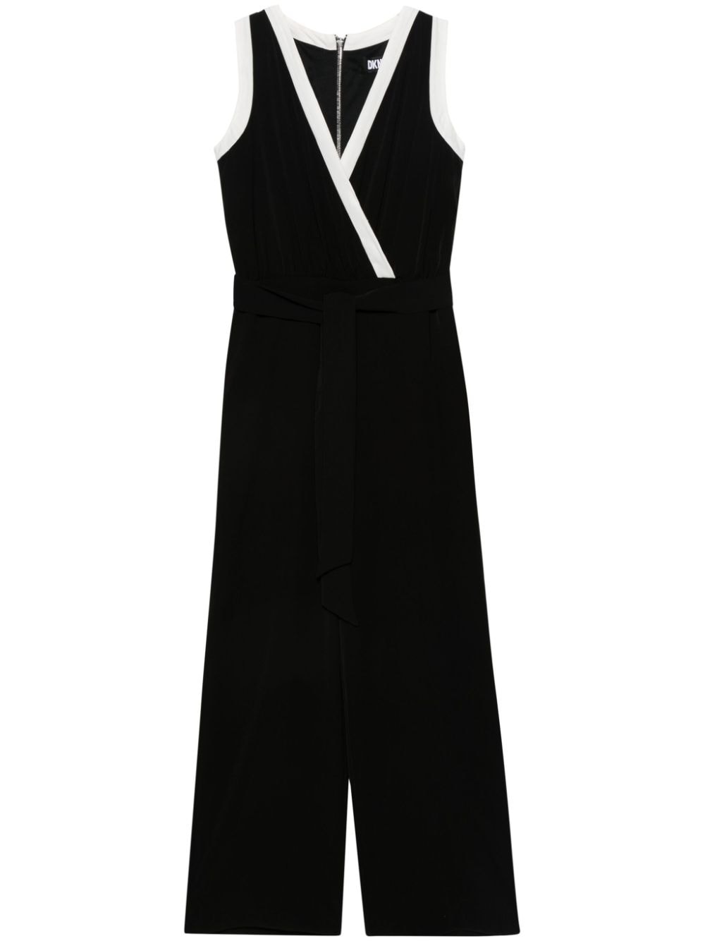 DKNY V-neck wide-leg jumpsuit - Black von DKNY