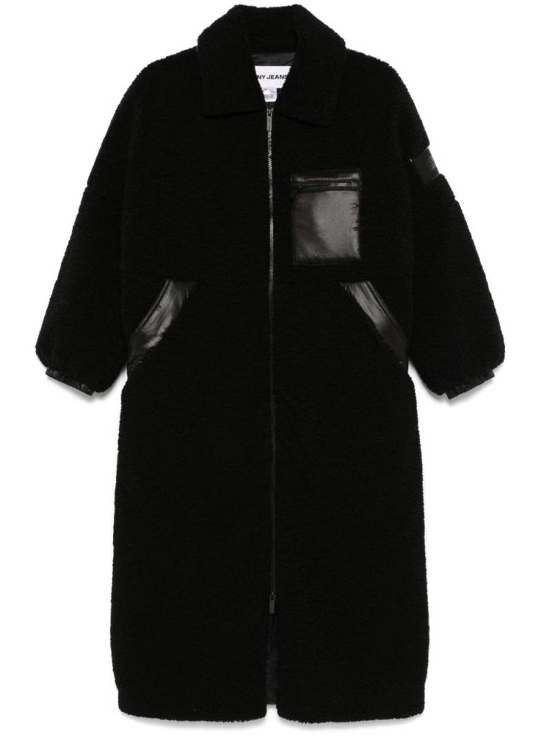 DKNY faux-shearling coat - Black von DKNY