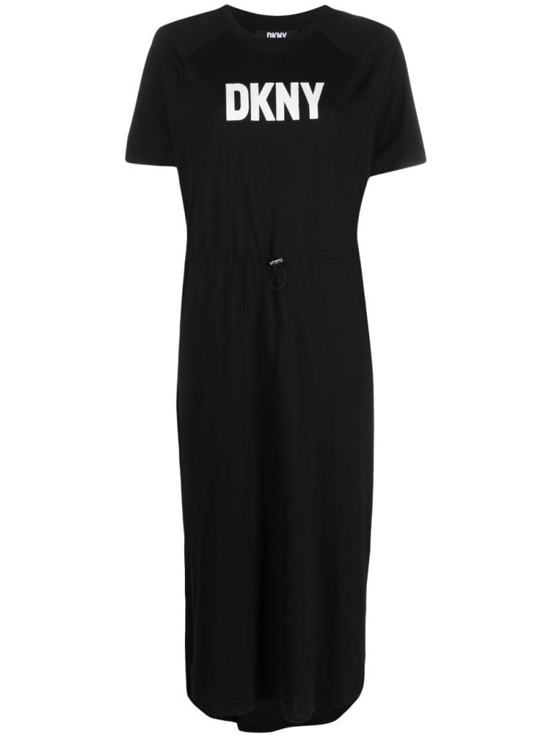 DKNY floral-print sleeveless dress - Black von DKNY