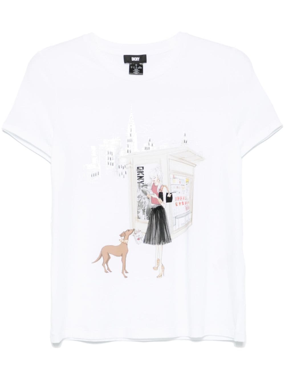 DKNY graphic-print T-shirt - White von DKNY