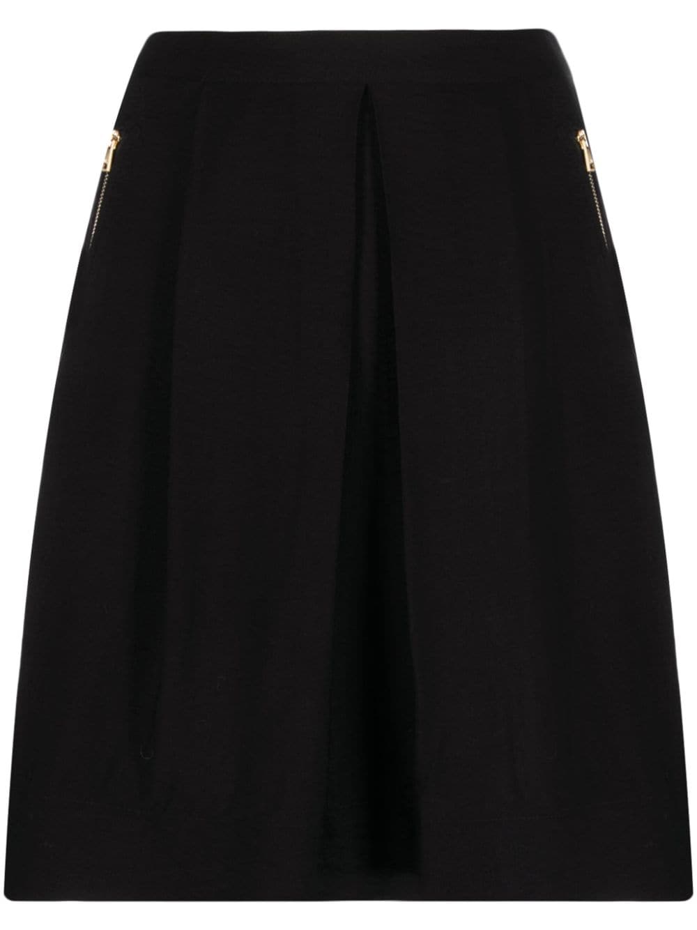 DKNY high-waist pleated miniskirt - Black von DKNY