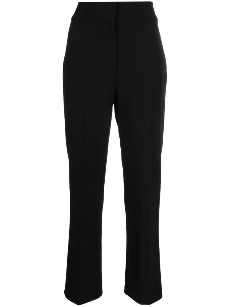 DKNY high-waisted cropped trousers - Black von DKNY