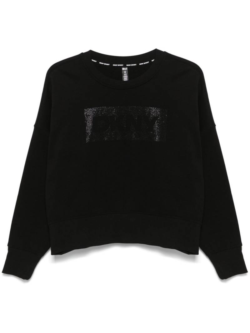 DKNY logo-embellished sweatshirt - Black von DKNY