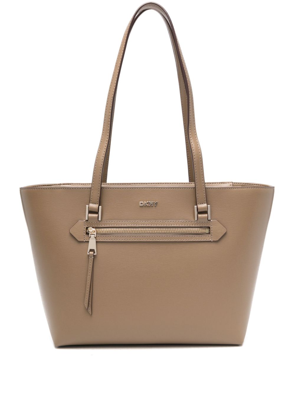 DKNY logo-lettering tote bag - Neutrals von DKNY