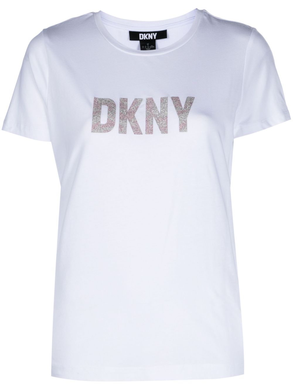 DKNY logo-print short-sleeve T-shirt - White von DKNY